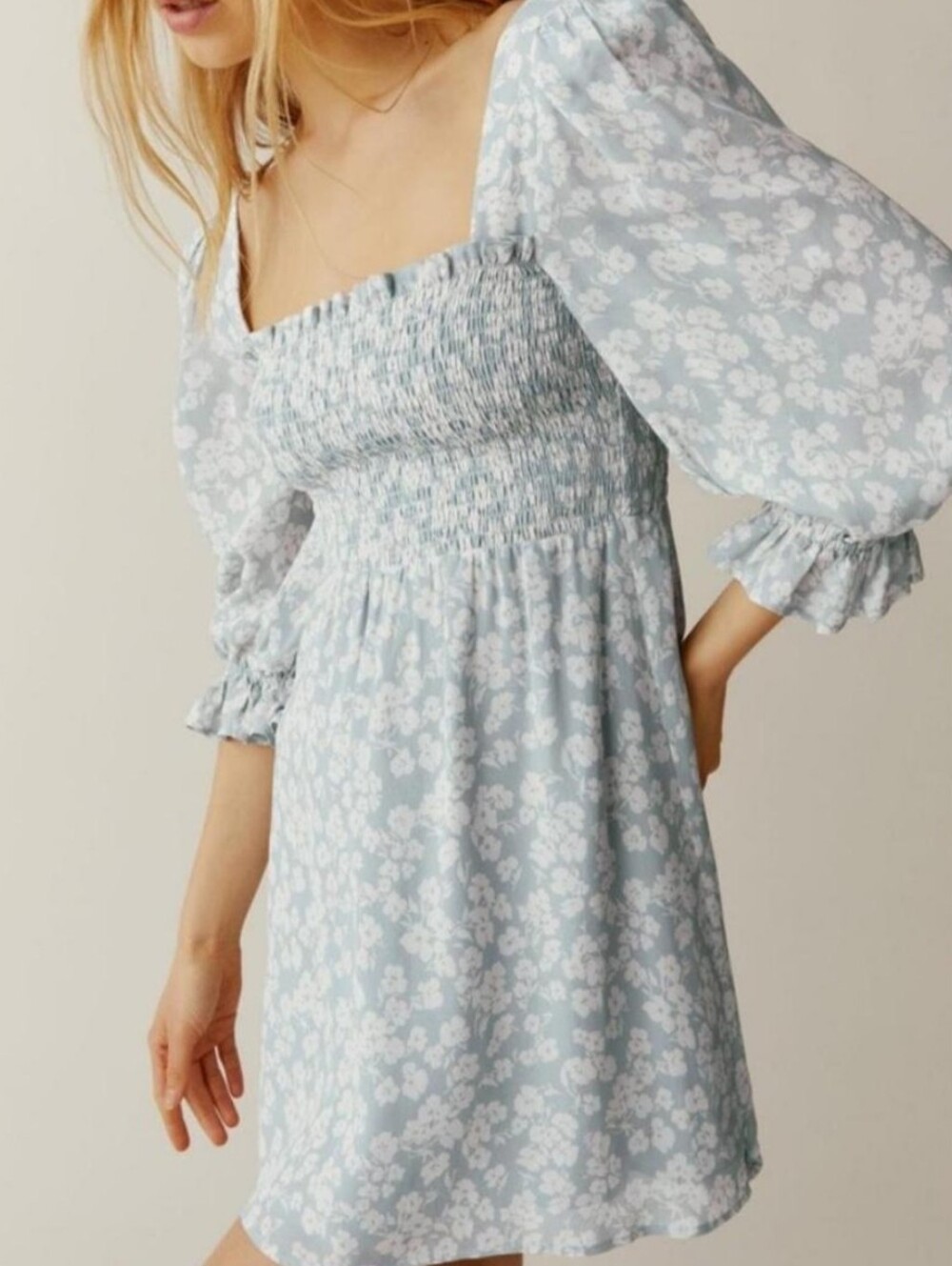 Reformation Zaria Floral Mini Dress XL - Picture 4 of 8